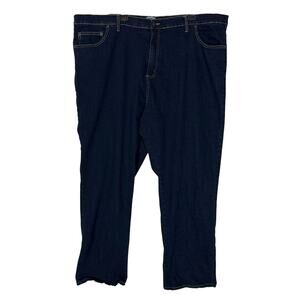 Authentic‎ Liberty Blues Pants Mens 50x38 Blue Cotton Stretch Loose Fit Straight